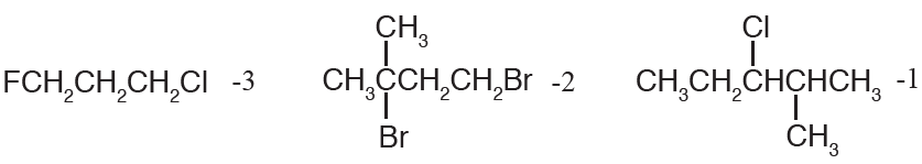 تسمية هاليدات الألكيل تسمية هاليدات الألكيل